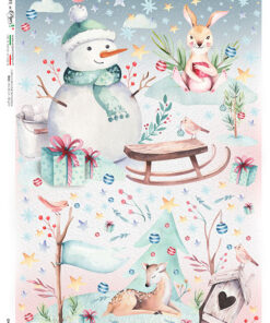 Hârtie de orez – Christmas Time 2  – A4