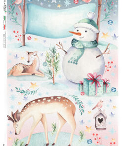 Hârtie de orez – Christmas Time – A4