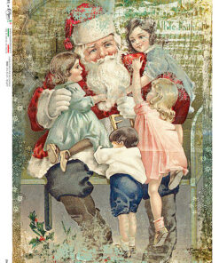 Hârtie de orez – Santa Claus 2 – A4