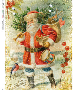 Hârtie de orez – Santa Claus  – A4