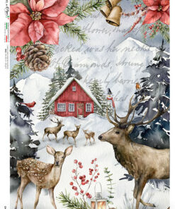 Hârtie de orez – Winter  – A5
