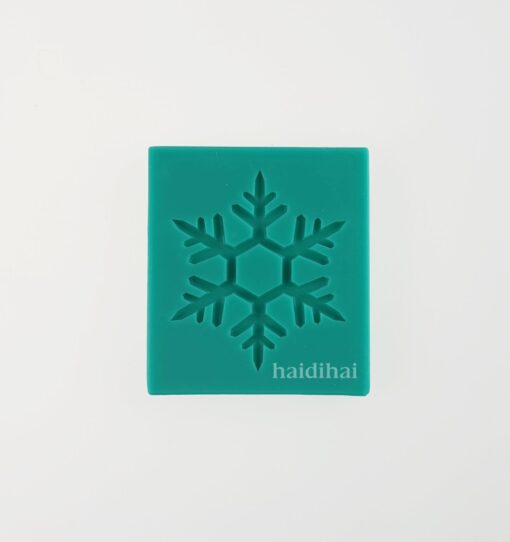 Matriță silicon - snowflake 4 - 6x5,5 cm 1