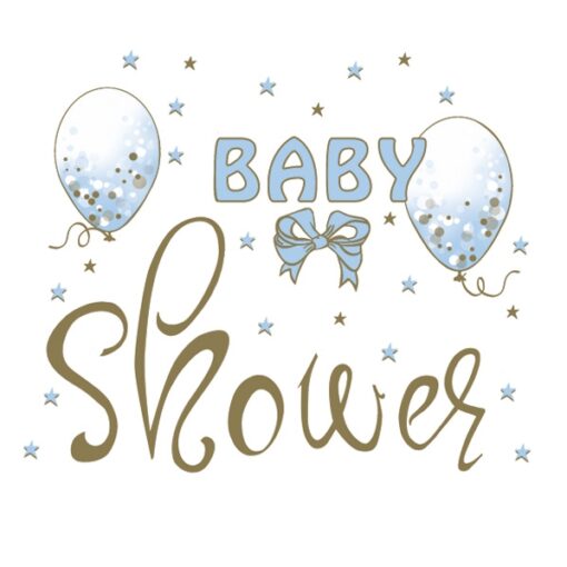 Șervețel - Baby Shower Blue - 33x33 cm 1