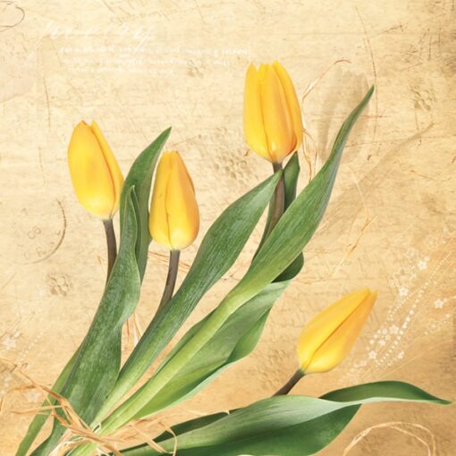 Șervețel - Bunch of Yellow Tulips - 33x33 cm 1