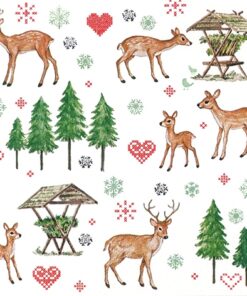 Șervețel - Charming Deers - 33x33 cm