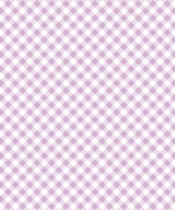 Șervețel - Diagonal Lavender check - 33x33 cm
