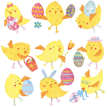 Șervețel - Easter Chicks - 25X25 cm 1 Șervețel - Easter Chicks - 25X25 cm