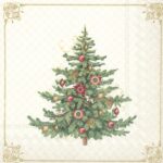 Șervețel - Nostalgic Christmas - 33x33 cm