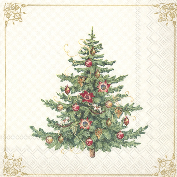 Șervețel - Nostalgic Christmas - 33x33 cm 1 Șervețel - Nostalgic Christmas - 33x33 cm