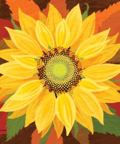 Șervețel - October Sunflower - 33x33 cm