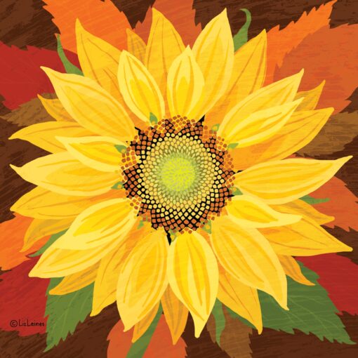 Șervețel - October Sunflower - 33x33 cm 1