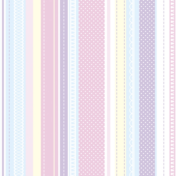 Șervețel - Pastel Stripes and Dots - 33x33 cm 1 Șervețel - Pastel Stripes and Dots - 33x33 cm