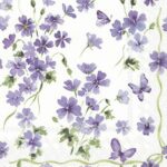 Șervețel - Purple Spring - 25X25 cm