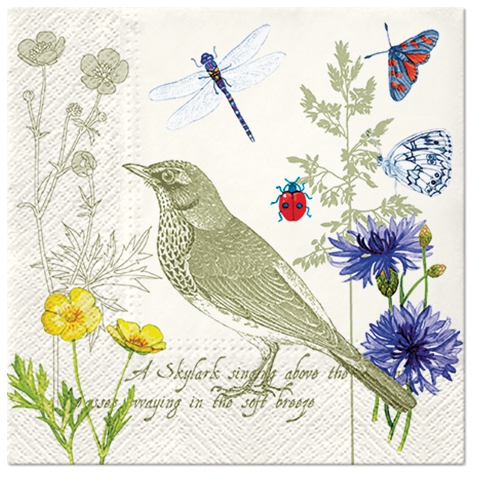 Șervețel - Summer Letter - 33x33 cm 1 Șervețel - Summer Letter - 33x33 cm