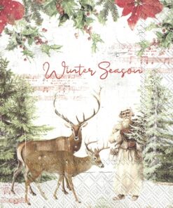 Șervețel - Winter Season - 33x33 cm