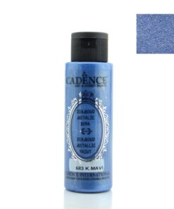 Vopsea acrilică - diamond metallic - dark blue - 70 ml - CADENCE