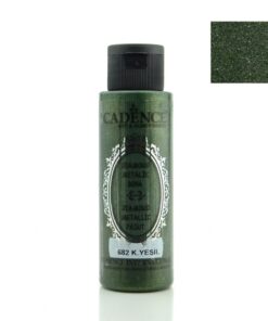 Vopsea acrilică - diamond metallic - dark green - 70 ml - CADENCE