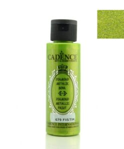 Vopsea acrilică - diamond metallic - fistic - 70 ml - CADENCE
