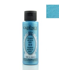 Vopsea acrilică - diamond metallic - light blue - 70 ml - CADENCE