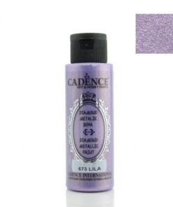 Vopsea acrilică - diamond metallic - lilac - 70 ml - CADENCE