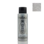 Vopsea acrilică - diamond metallic - silver - 70 ml - CADENCE