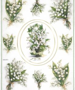 Hârtie de orez – Lily of the valley – A4