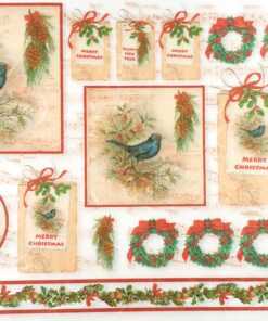 Hârtie de orez – Merry Christmas – A3