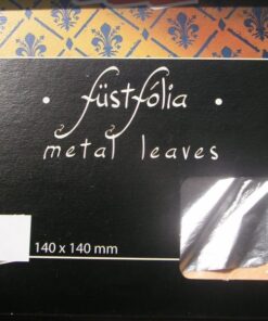 Metal leaves – 14×14 cm – silver – Pentart