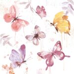 Șervețel - Butterfly Collection Rose - 33x33 cm