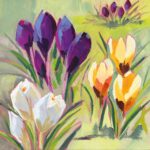 Șervețel - Crocus Musée - 33x33 cm Șervețel - Crocus Musée - 33x33 cm