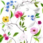Șervețel - Flower Power - 33x33 cm
