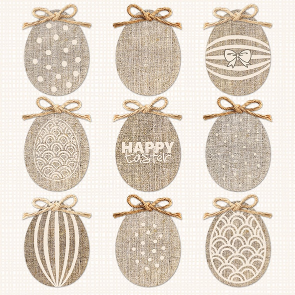 Șervețel - Natural Easter - 33x33 cm 1 Șervețel - Natural Easter - 33x33 cm
