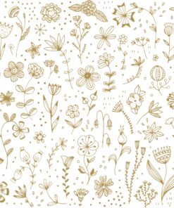 Șervețel - Pure Flower gold - 33x33 cm