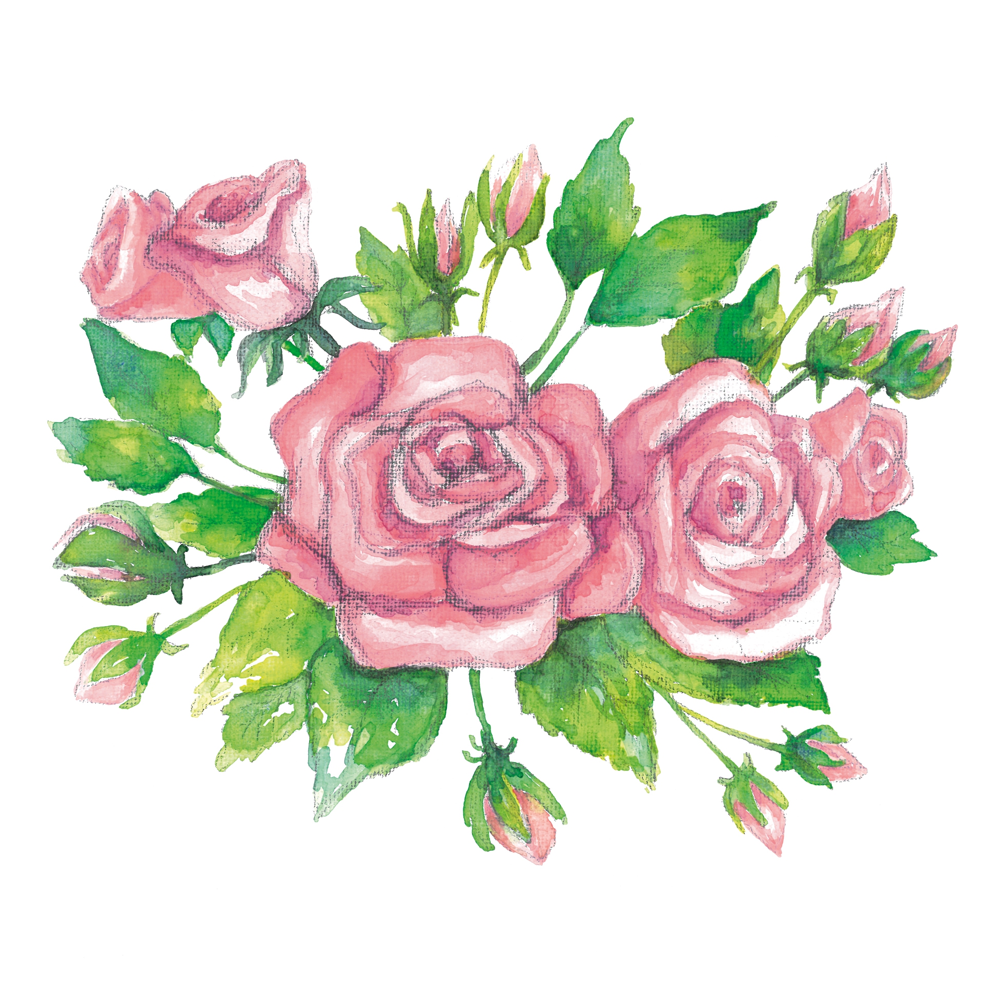 Șervețel - Rose Garden - 33x33 cm 1 Șervețel - Rose Garden - 33x33 cm