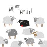 Șervețel - We are Family - 33x33 cm