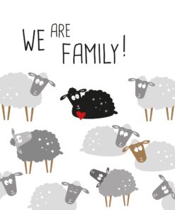 Șervețel - We are Family - 33x33 cm