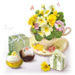 Șervețel decoupage - Tea Surprise - 33x33 cm