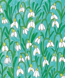 Șervețel – Snowdrops– 33×33 cm