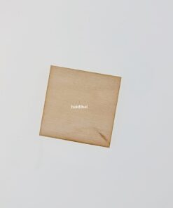 Decorațiune lemn - pătrat - 5x5 cm