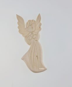 Înger - lemn - basorelief - h22 cm