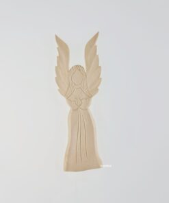 Înger lemn - basorelief - h23 cm