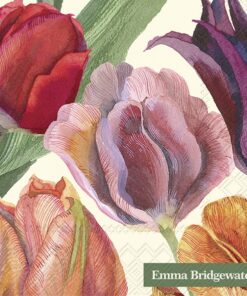 Șervețel - Tulips - cream - 25x25 cm