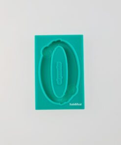 Matriță silicon - Cifra 0 - 8x5,5 cm