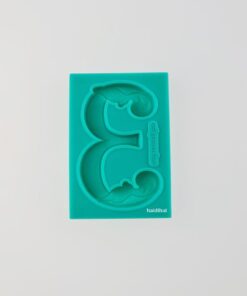 Matriță silicon - Cifra 3 - 8x5,5 cm