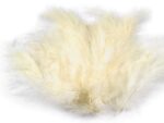 Pene decorative struț, lungime 9-18 cm – vanilla