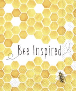 Șervețel - Bee Inspired yellow - 25x25 cm