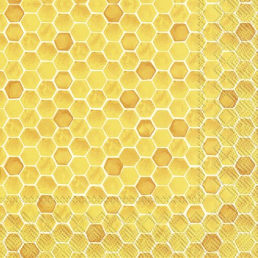 Șervețel - Bee Inspired yellow - 33x33 cm 1