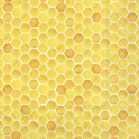 Șervețel - Bee Inspired yellow - 33x33 cm 1 Șervețel - Bee Inspired yellow - 33x33 cm