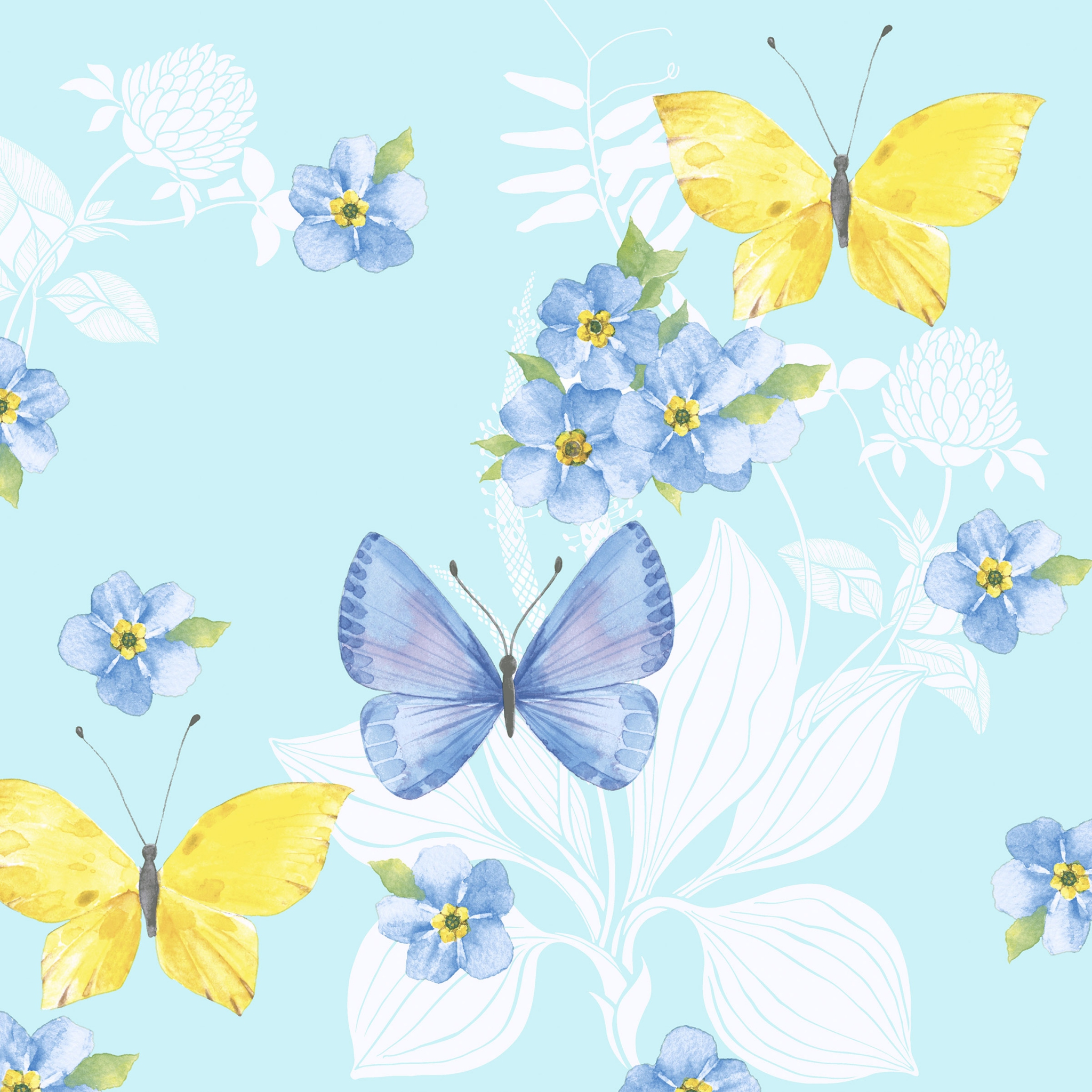 Șervețel - Butterfly Dance - 33x33 cm 1 Șervețel - Butterfly Dance - 33x33 cm