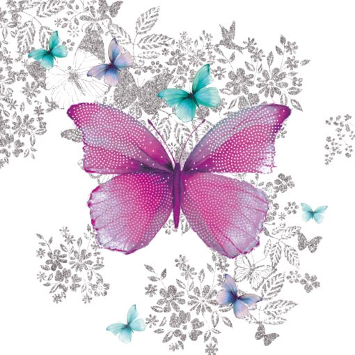 Șervețel - Butterfly Pattern -33x33 cm 1